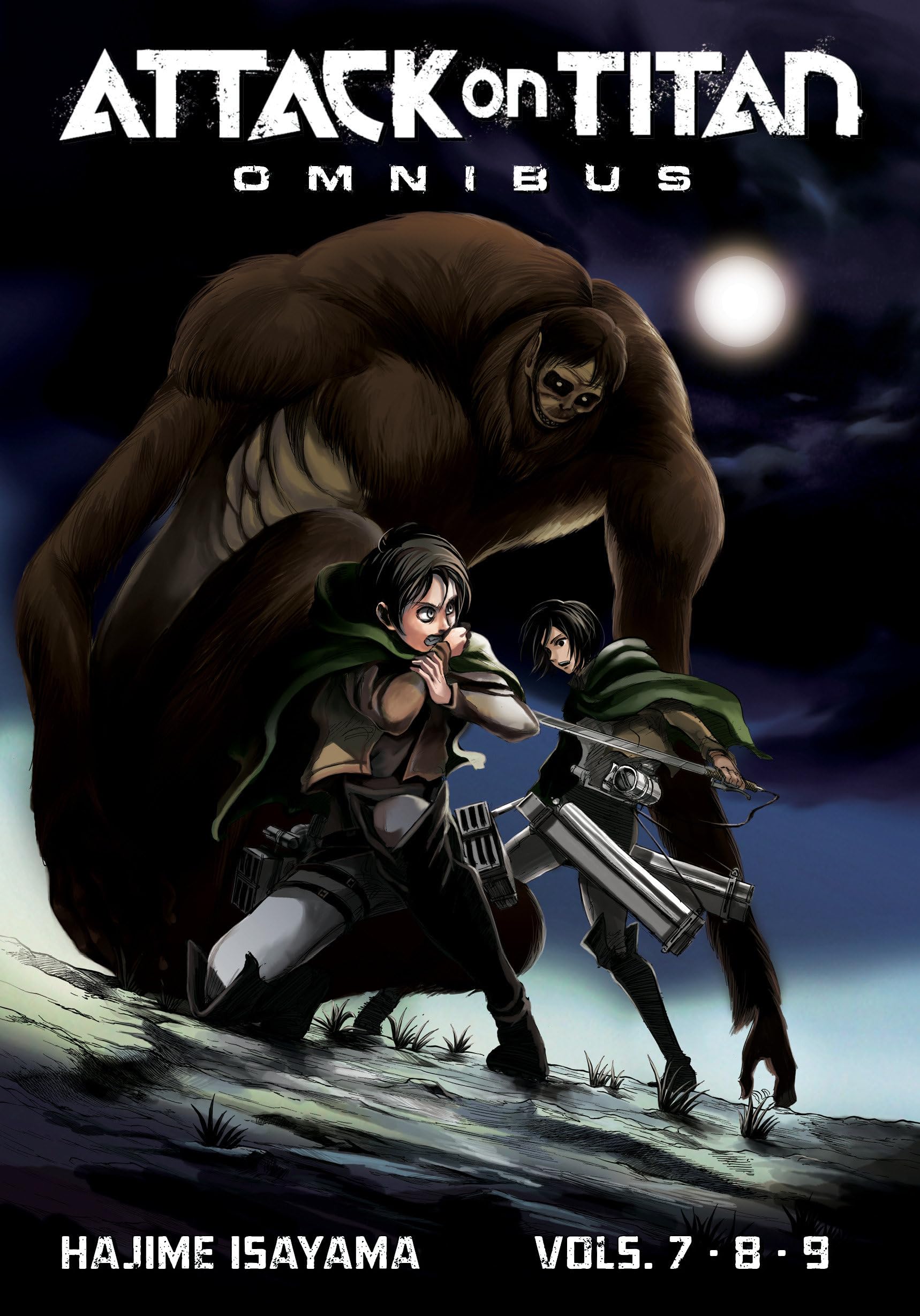 講談社 Attack on Titan Omnibus 3 (Vol. 7-9) - Black Edition