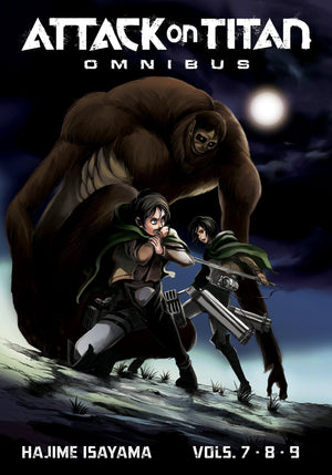 講談社 Attack on Titan Omnibus 3 (Vol. 7-9) - Black Edition