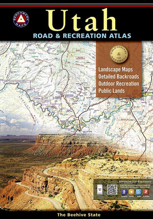 Benchmark Utah Road & Recreation Atlas, 6Th Edition,New
