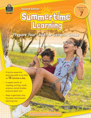 Summertime Learning, Second Edition (Prep. For Gr. 7),Used