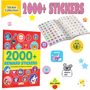 2000+ Reward Stickers : Encouraging And Fun Sticker Book, Motivational And Fun Sticker Book With Over 2000 Stickers To Boost The Morale And Reward Achievements Of Kids