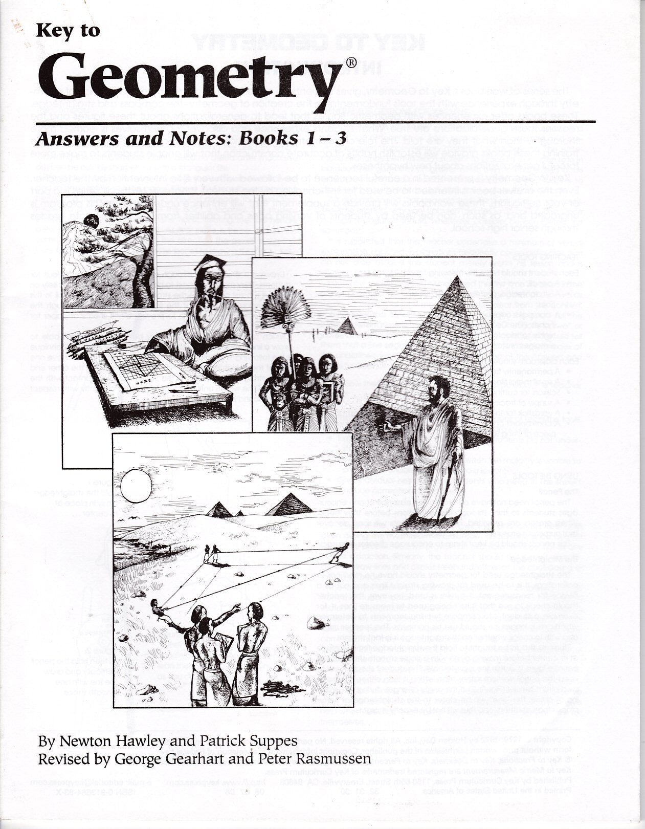 Key to Geometry, Books 13, Answers and Notes (KEY TO...WORKBOOKS),Used