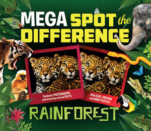 Mega Spot the Difference: Rainforest (Y)