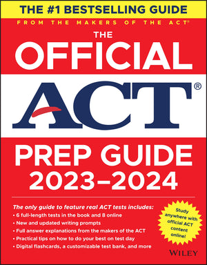 The Official Act Prep Guide 20232024: Book + 8 Practice Tests + 400 Digital Flashcards + Online Course