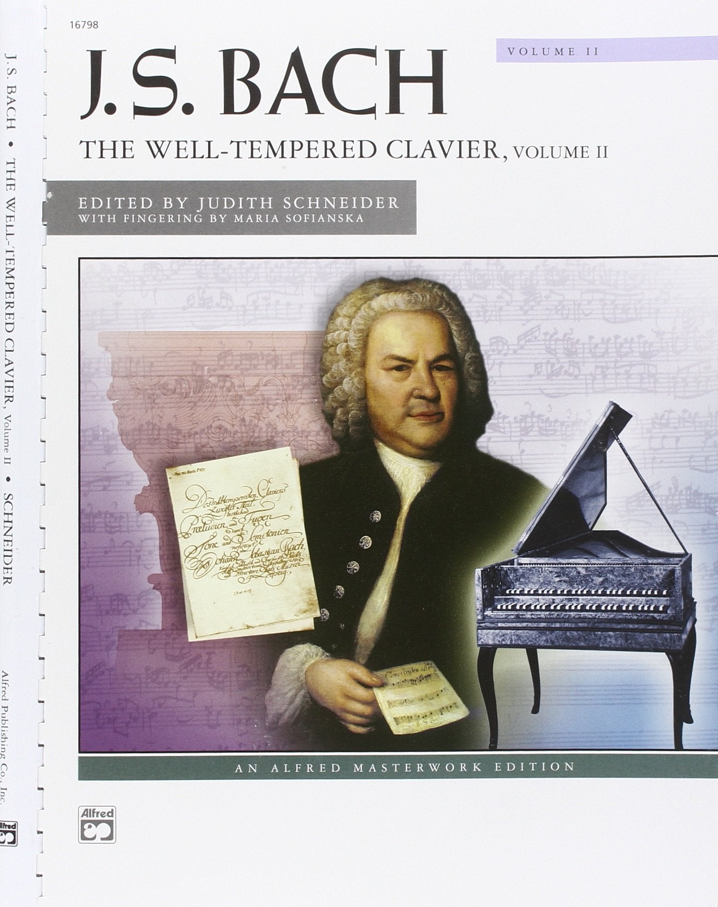 The WellTempered Clavier, Vol. 2 (Alfred Masterwork Edition),Used
