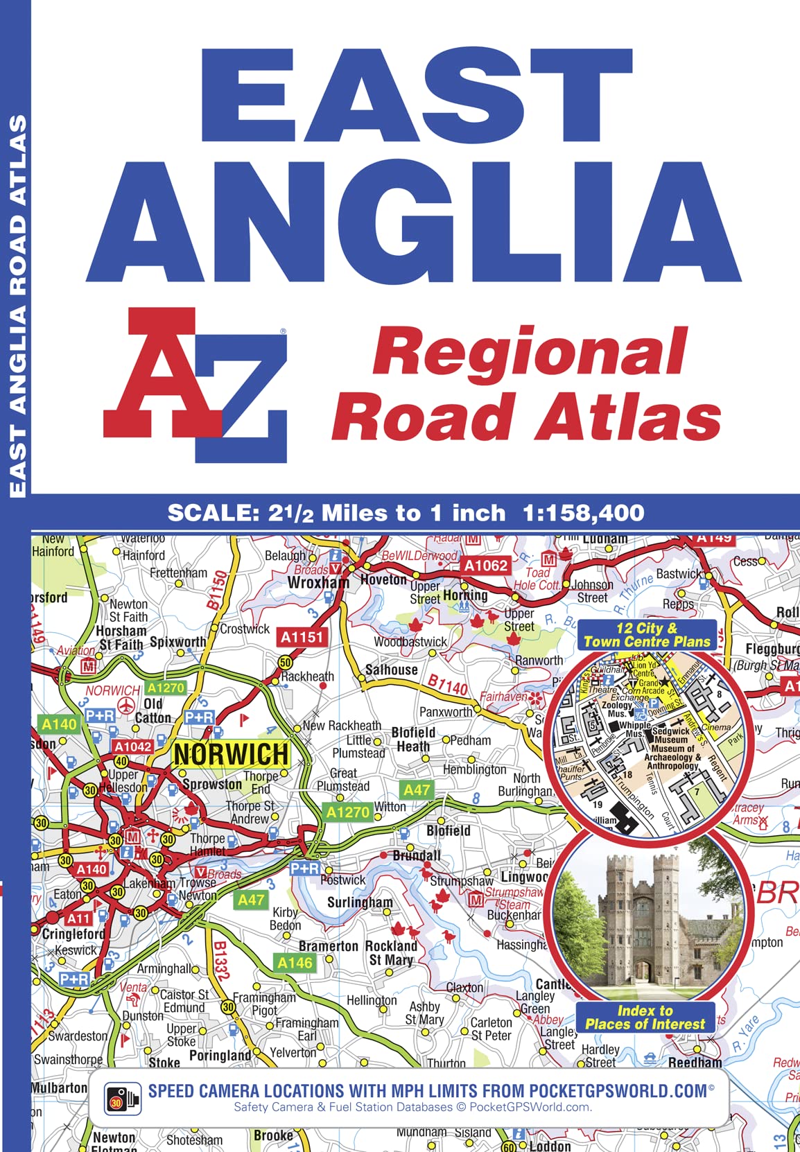 East Anglia AZ Road Atlas,Used