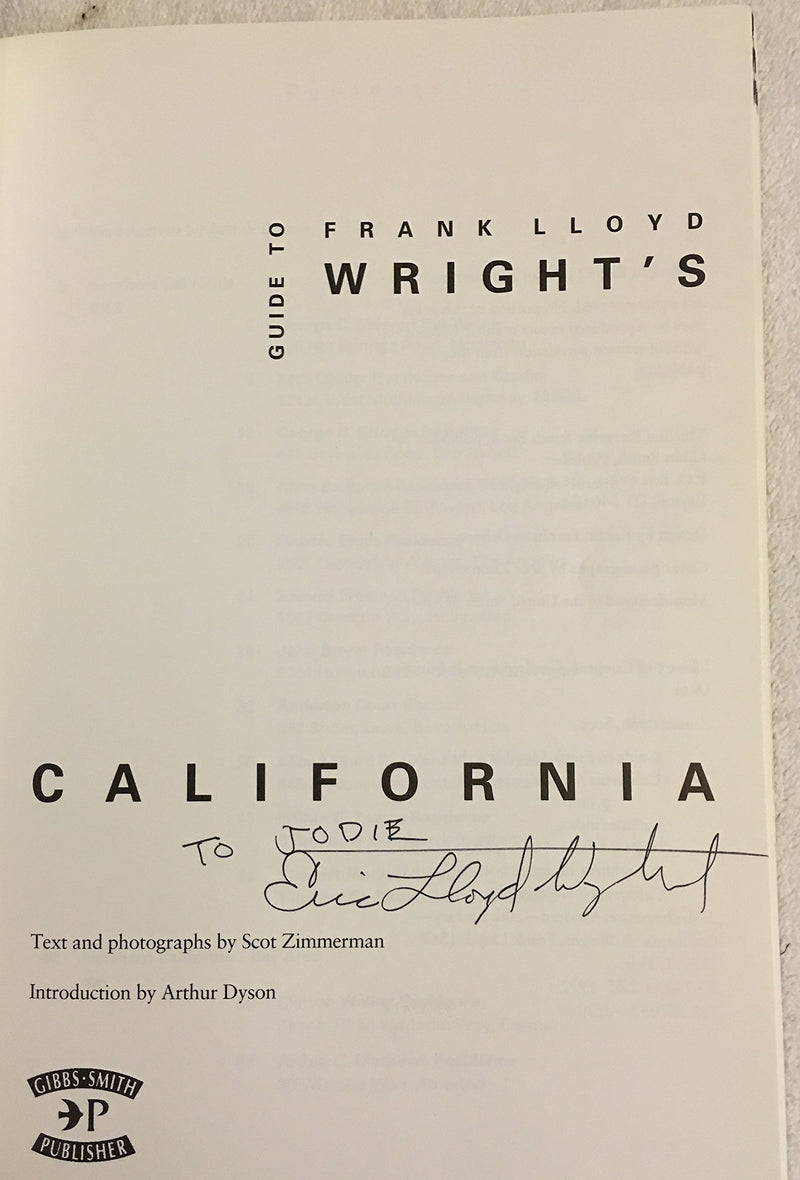 Guide to Frank Lloyd Wright s California