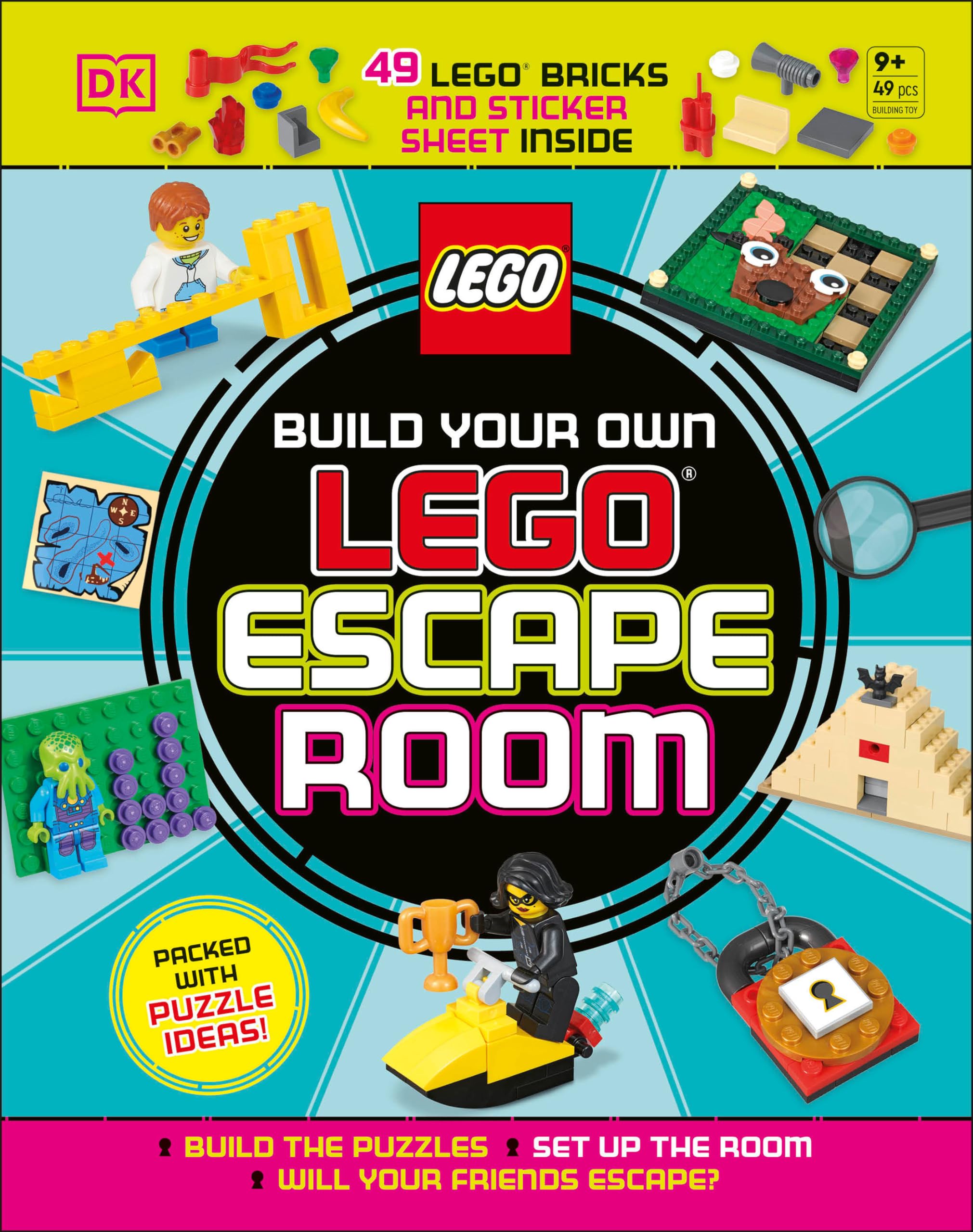 Build Your Own Lego Escape Room: With 49 Lego Bricks And A Sticker Sheet To Get Started
