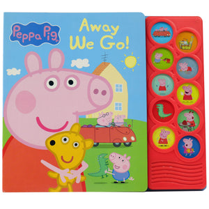 Peppa Pig  Away We Go 10Button Sound Book  Pi Kids (Playasound),New
