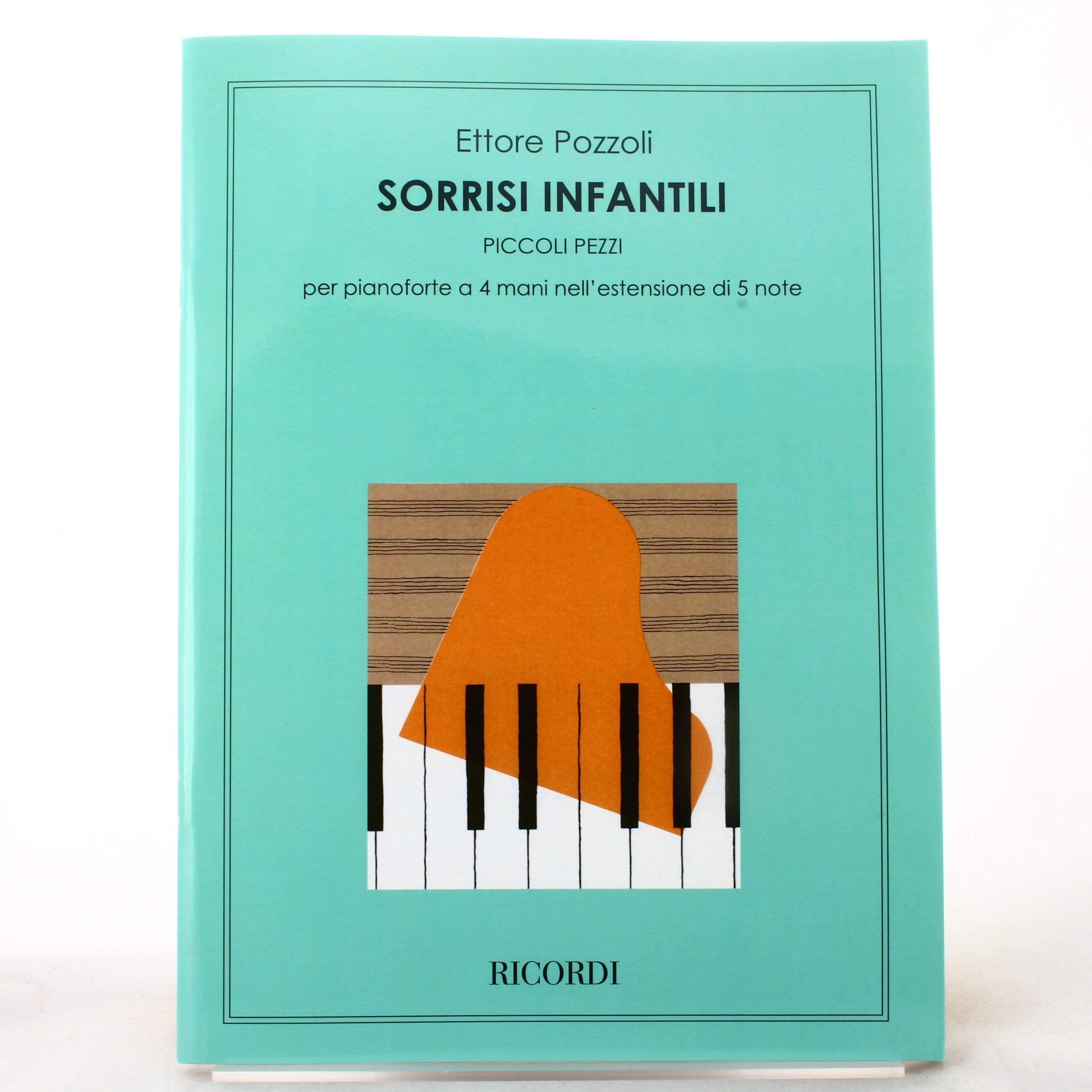 Sorrisi infantili Piccoli Pezzi per Pianoforte a 4 mani,Used