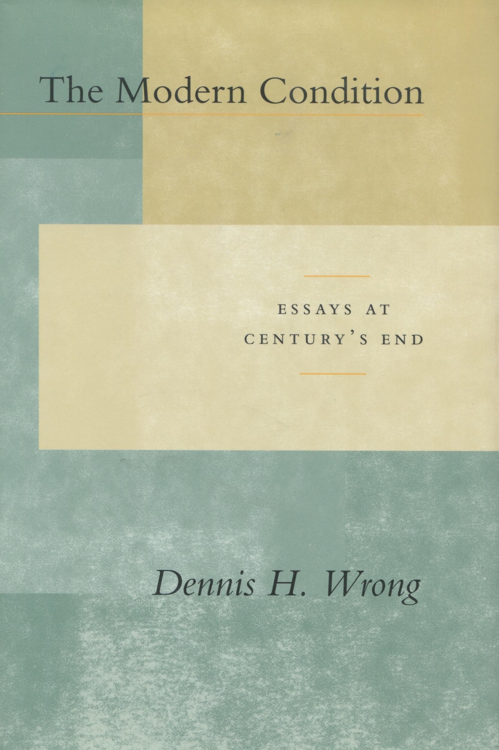 The Modern Condition: Essays At Centurys End,New