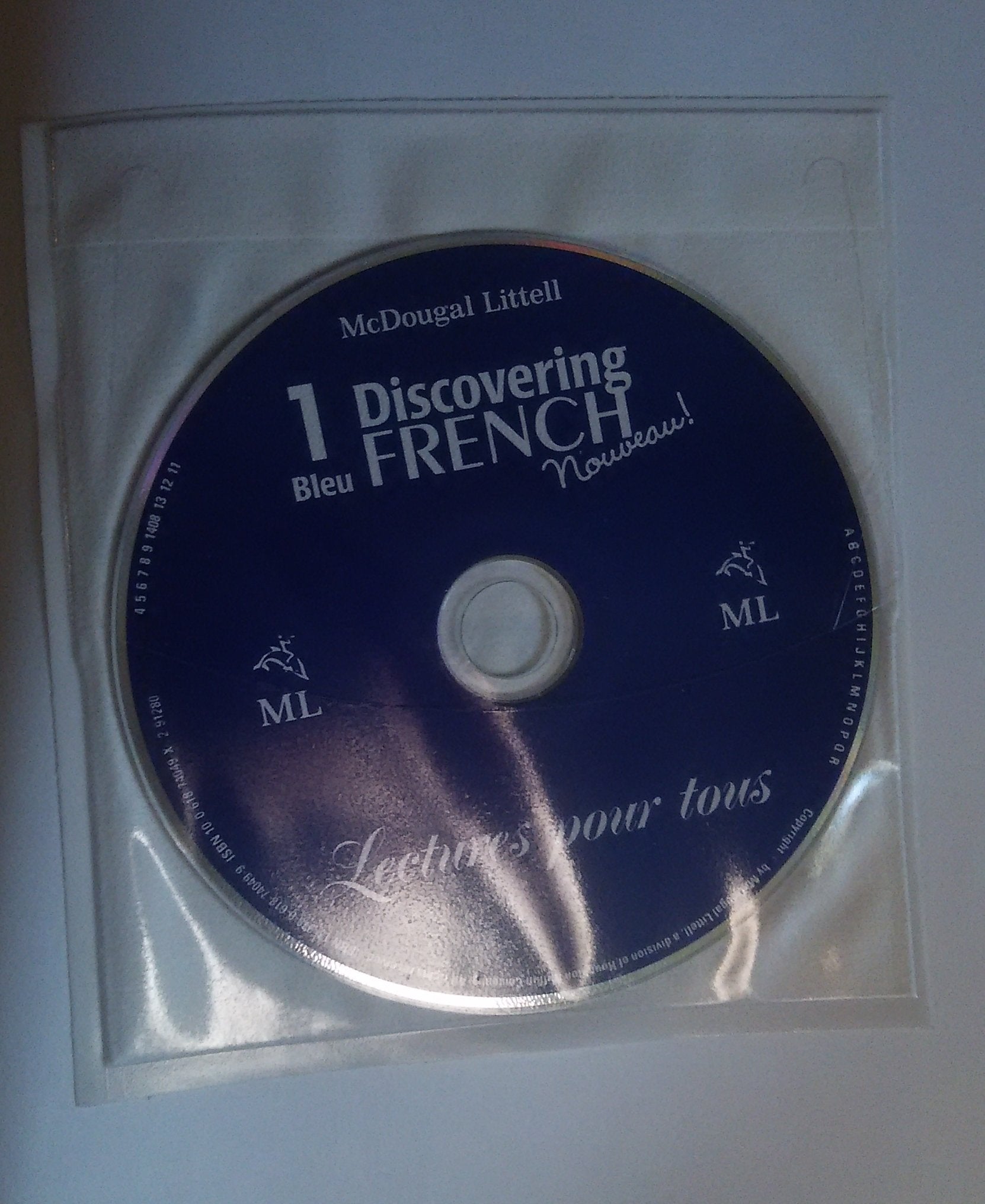 Discovering French, Nouveau!: Lectures Pour Tous Student Edition With Audio Cd Levels 1A/1B/1,Used