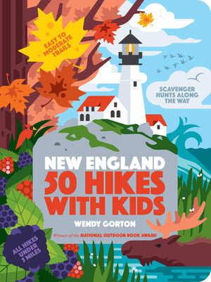 50 Hikes with Kids New England,New