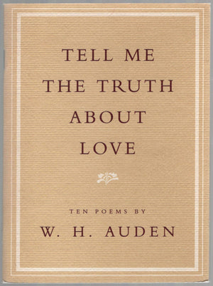 Tell Me the Truth About Love: Ten Poems,Used