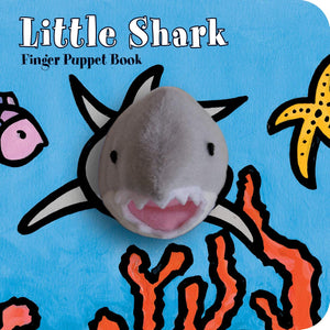 Little Shark: Finger Puppet Book: (Puppet Book for Baby, Little Toy Board Book, Baby Shark),New