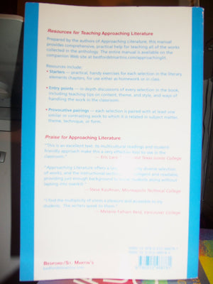Approaching Literature: Writing, Reading, Thinking,Used