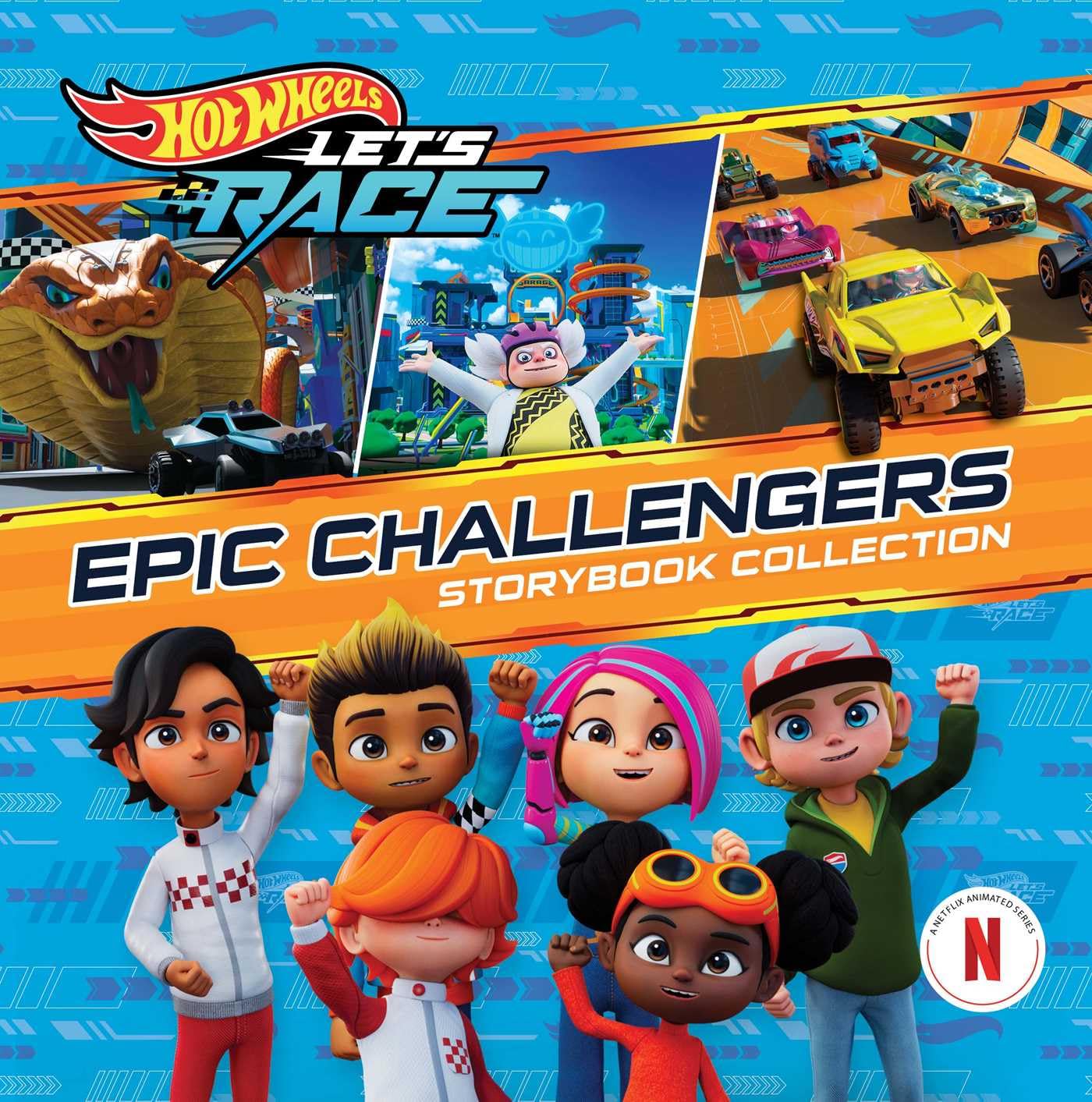 Hot Wheels LetS Race: Epic Challengers Storybook Collection