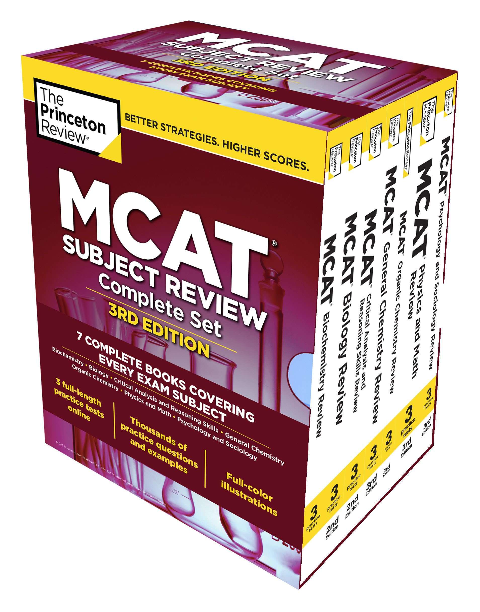 The Princeton Review Mcat Subject Review Complete Box Set, 3Rd Edition: 7 Complete Books + 3 Online Practice Tests (Graduate Sch