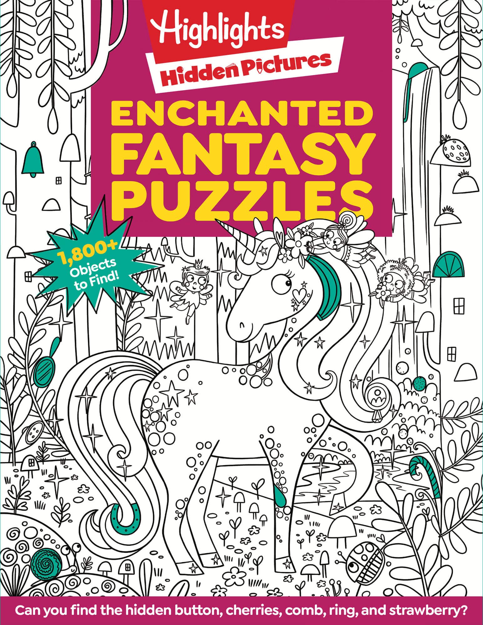 Enchanted Fantasy Puzzles (Highlights Hidden Pictures),Used