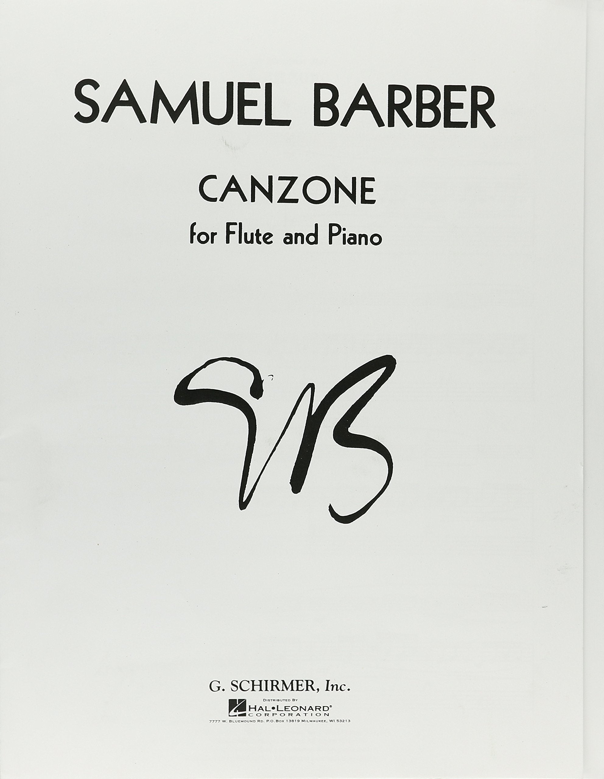 Canzone: Flute and Piano,Used