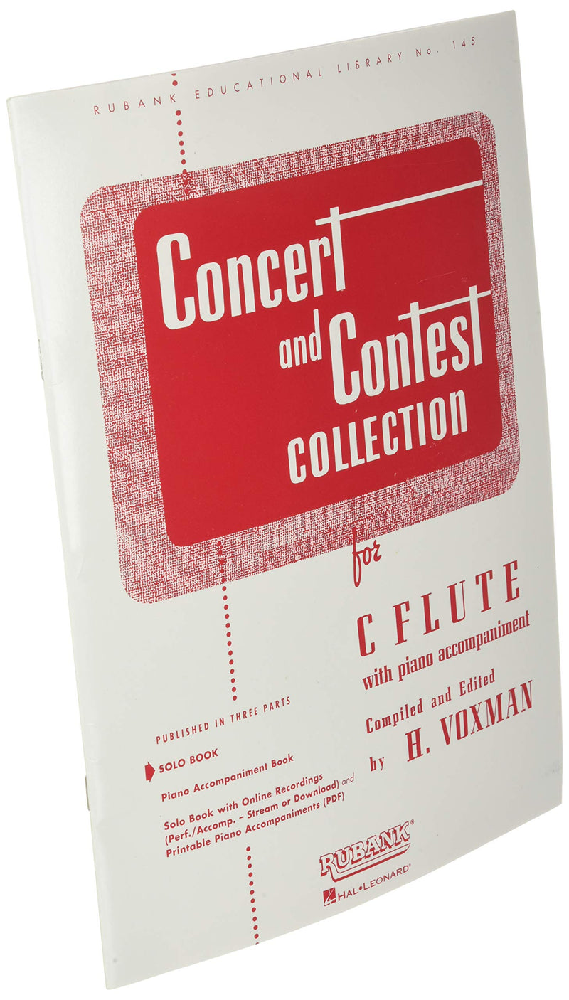 Concert And Contest Collections C Flute Solo Part Only (Rubank Educational Library),Used