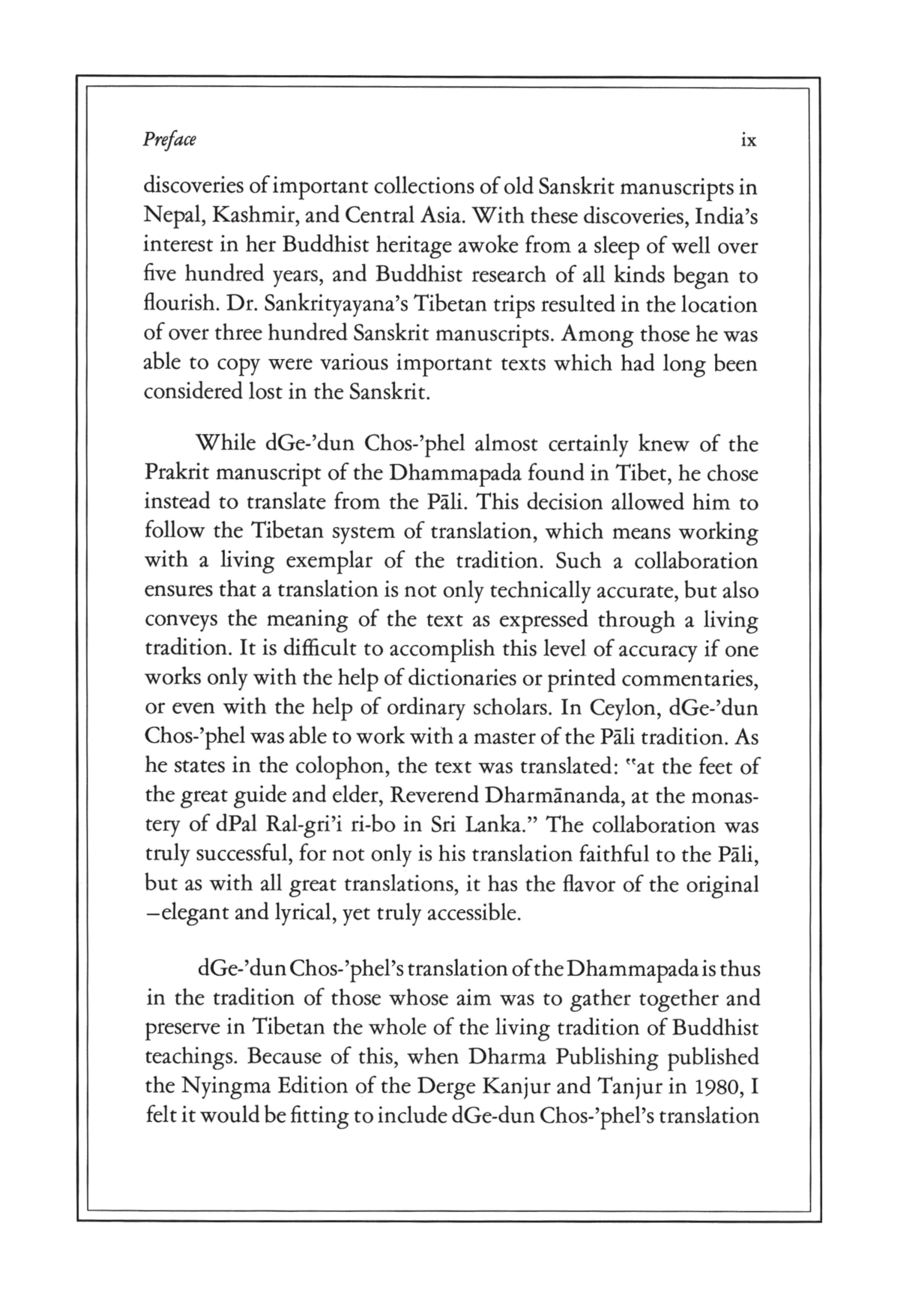 Dhammapada (Tibetan Translation Series) (English, Tibetan and Pali Edition),Used