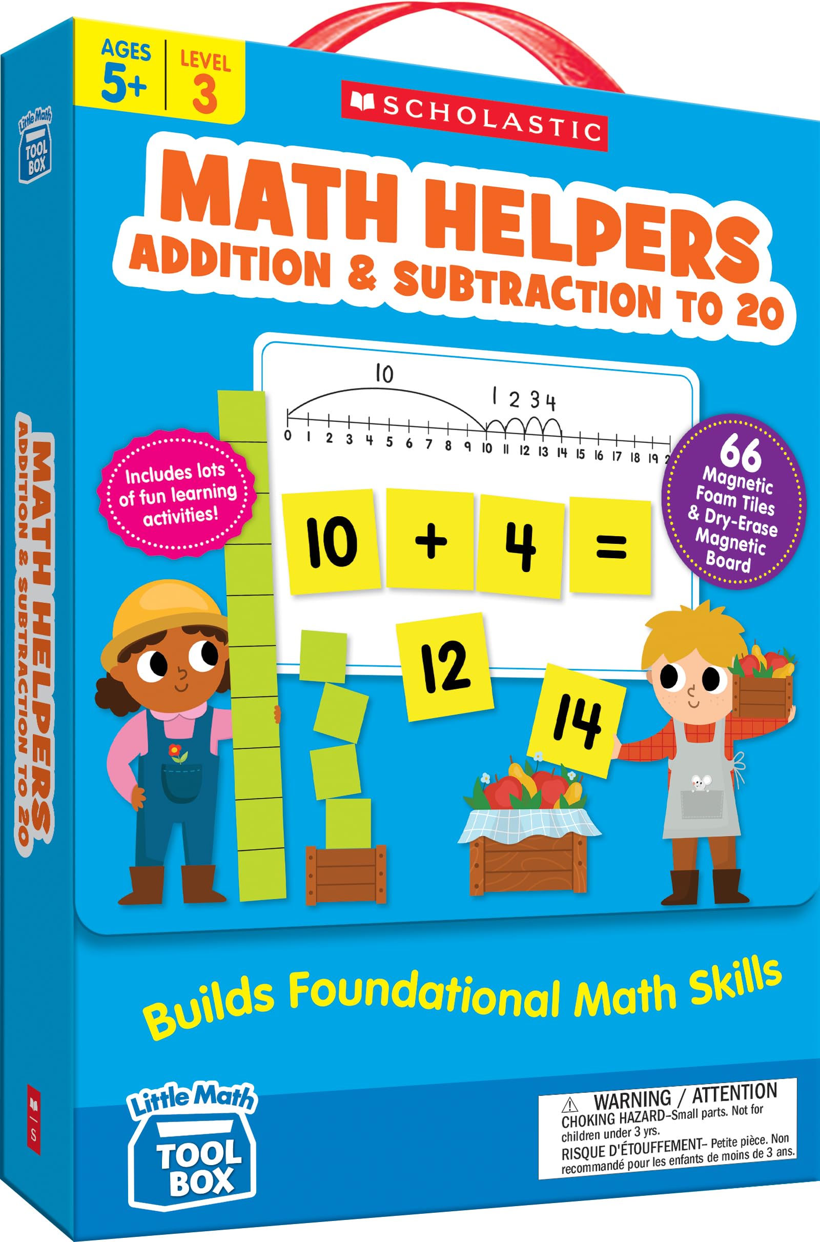 Little Math Tool Box: Math Helpers: Addition & Subtraction To 20: Builds Foundational Math Skills