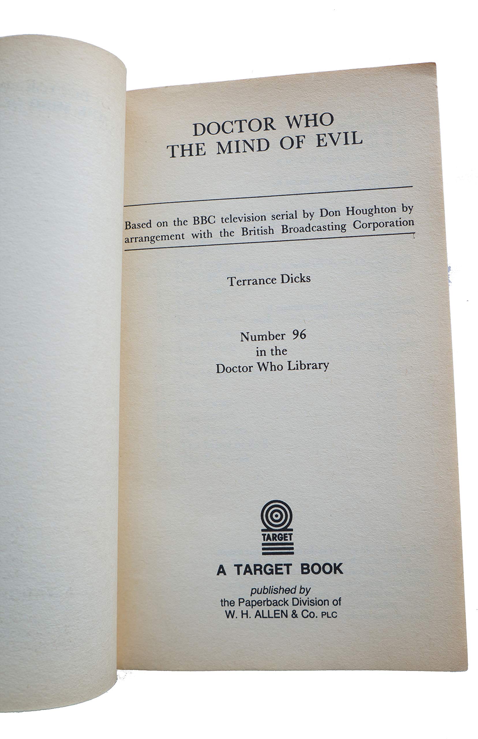Doctor Who: The Mind Of Evil (Doctor Who #96),Used