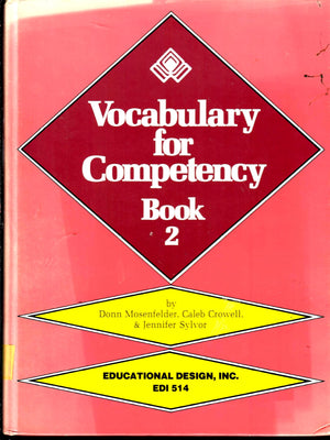 Vocabulary for Competency, Book 2/With Teacher's GuideAnswer Key,Used