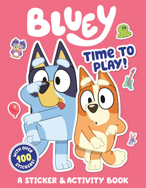 Bluey: Time to Play!: A Sticker & Activity Book,New