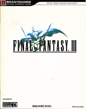 Final Fantasy III: Bradygames Official Strategy Guide,Used