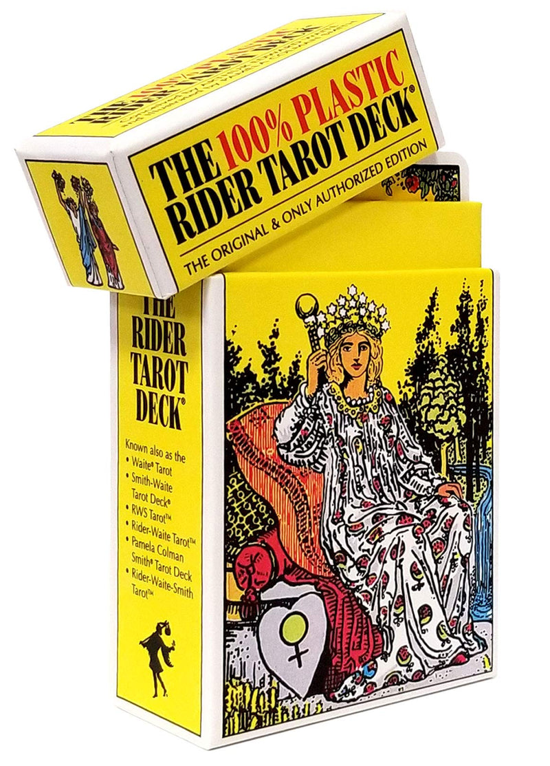 The 100% Plastic Rider Tarot Deck (RiderWaite Tarot Deck Collection),New