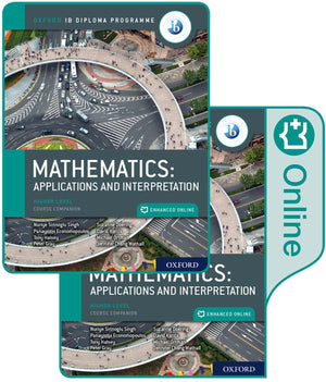 Oxford IB Diploma Programme IB Mathematics: applications and interpretation, Higher Level, Print and Enhanced Online Course Book,New