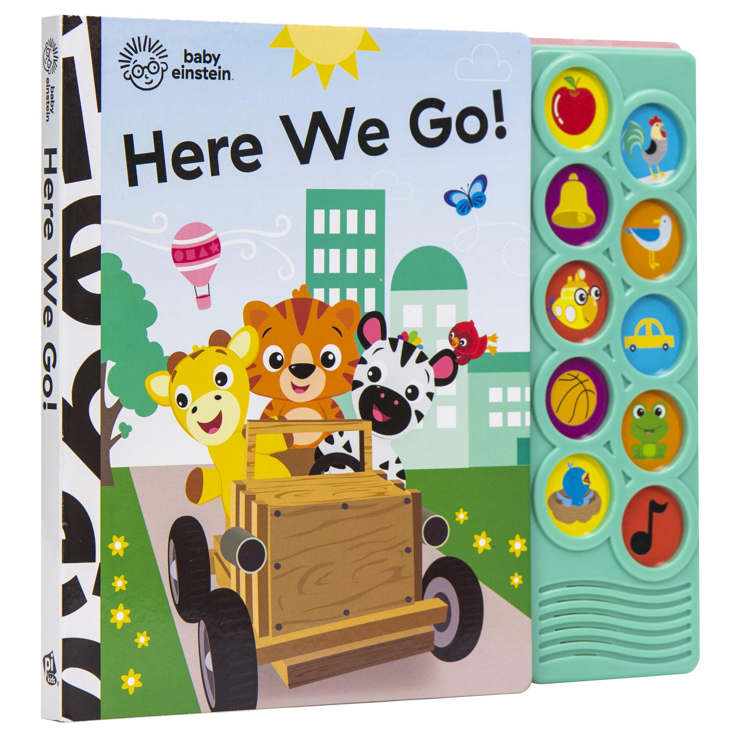 Baby Einstein  Here We Go! 10Button Sound Book  Pi Kids (Playasound),Used