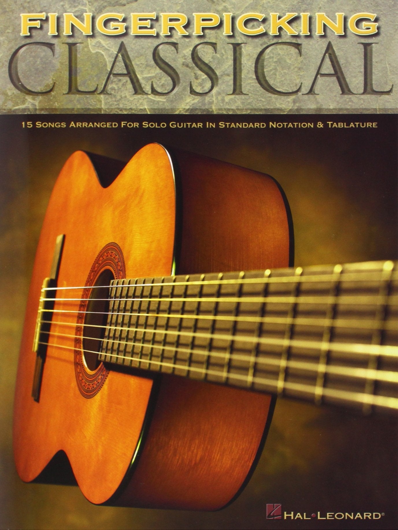 Fingerpicking Classical: 15 Songs Arranged for Solo Guitar in Standard Notation & Tab,Used