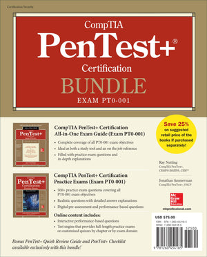 CompTIA PenTest+ Certification Bundle (Exam PT0001),Used