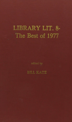 Library Literature 8: The Best of 1977,Used