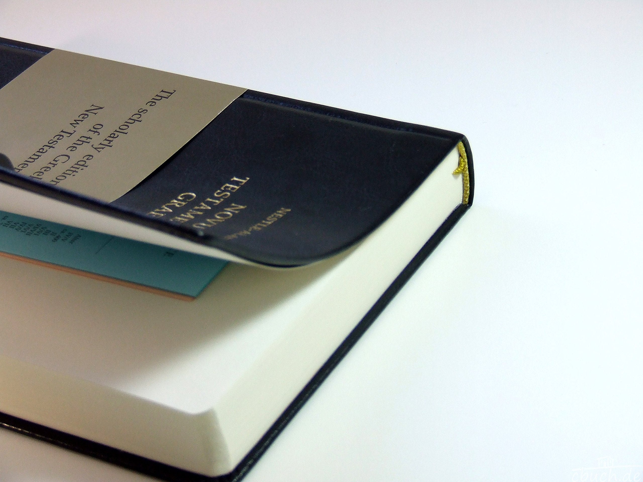 Holy Bible: Nestle Aland 28Th Revised Ed Of The Greek New Testament, Flexisoft Edtion, Black, Imitation Leather