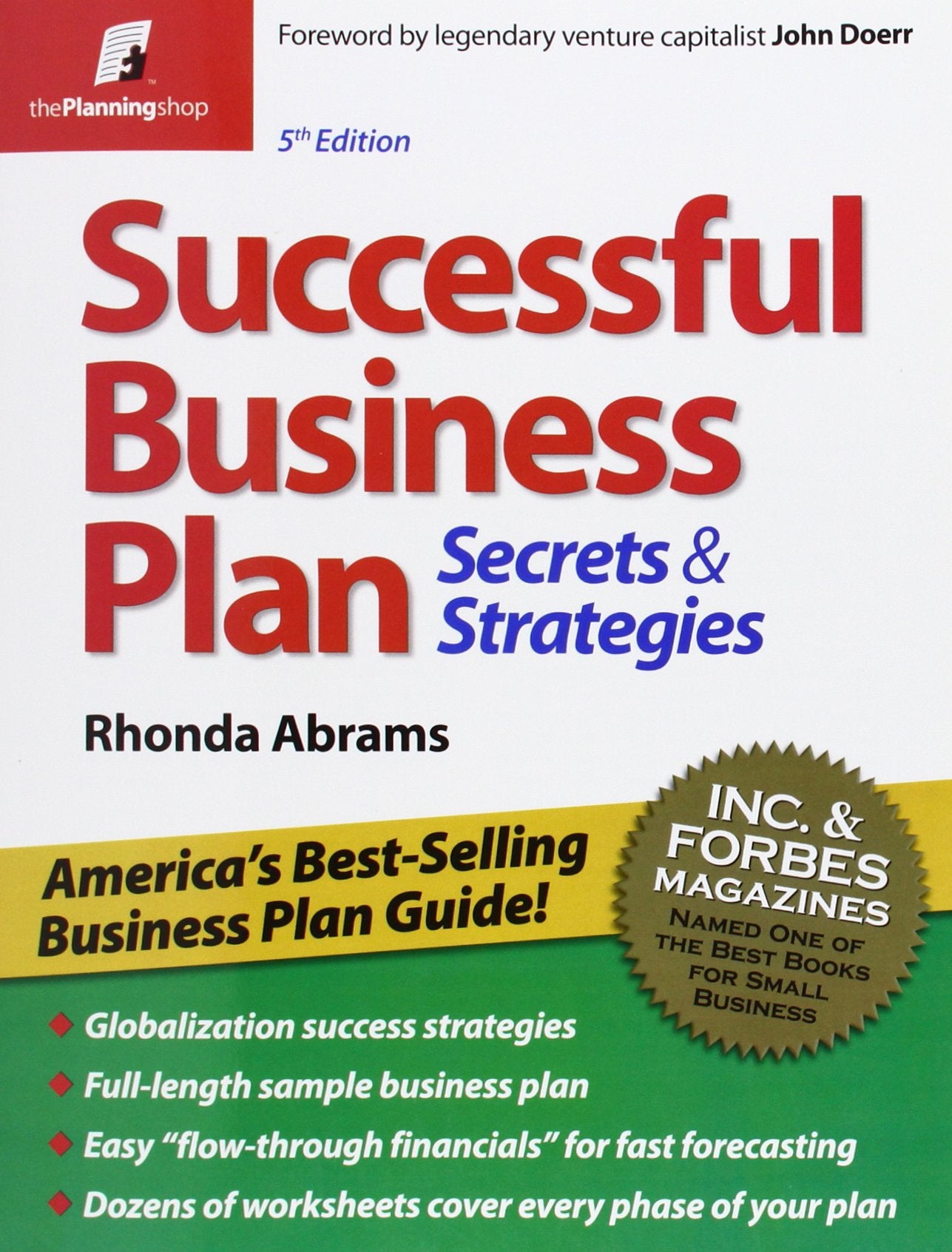 Successful Business Plan: Secrets & Strategies (Successful Business Plan Secrets and Strategies),Used