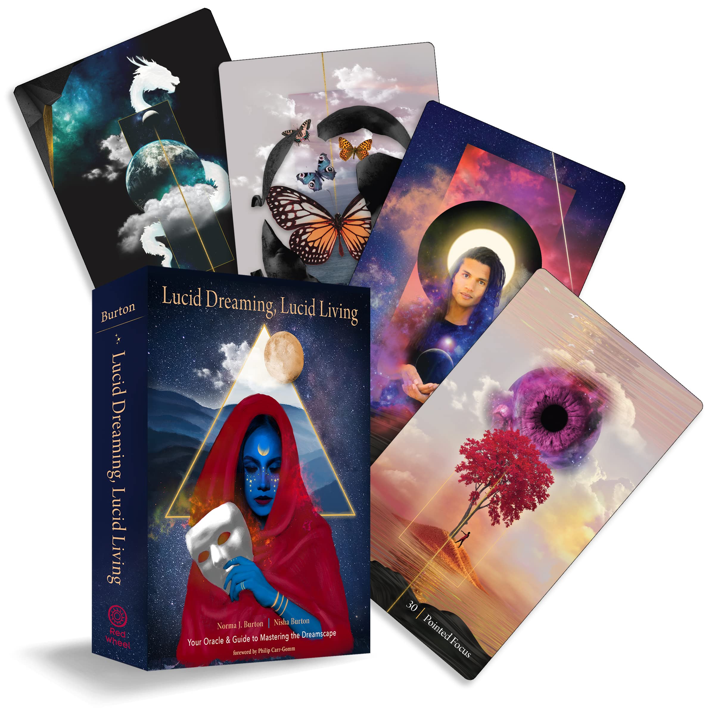 Lucid Dreaming, Lucid Living: Your Oracle And Guide To Mastering The Dreamscape (Includes 44 Fullcolor Cards & 200Page Guidebo,Used