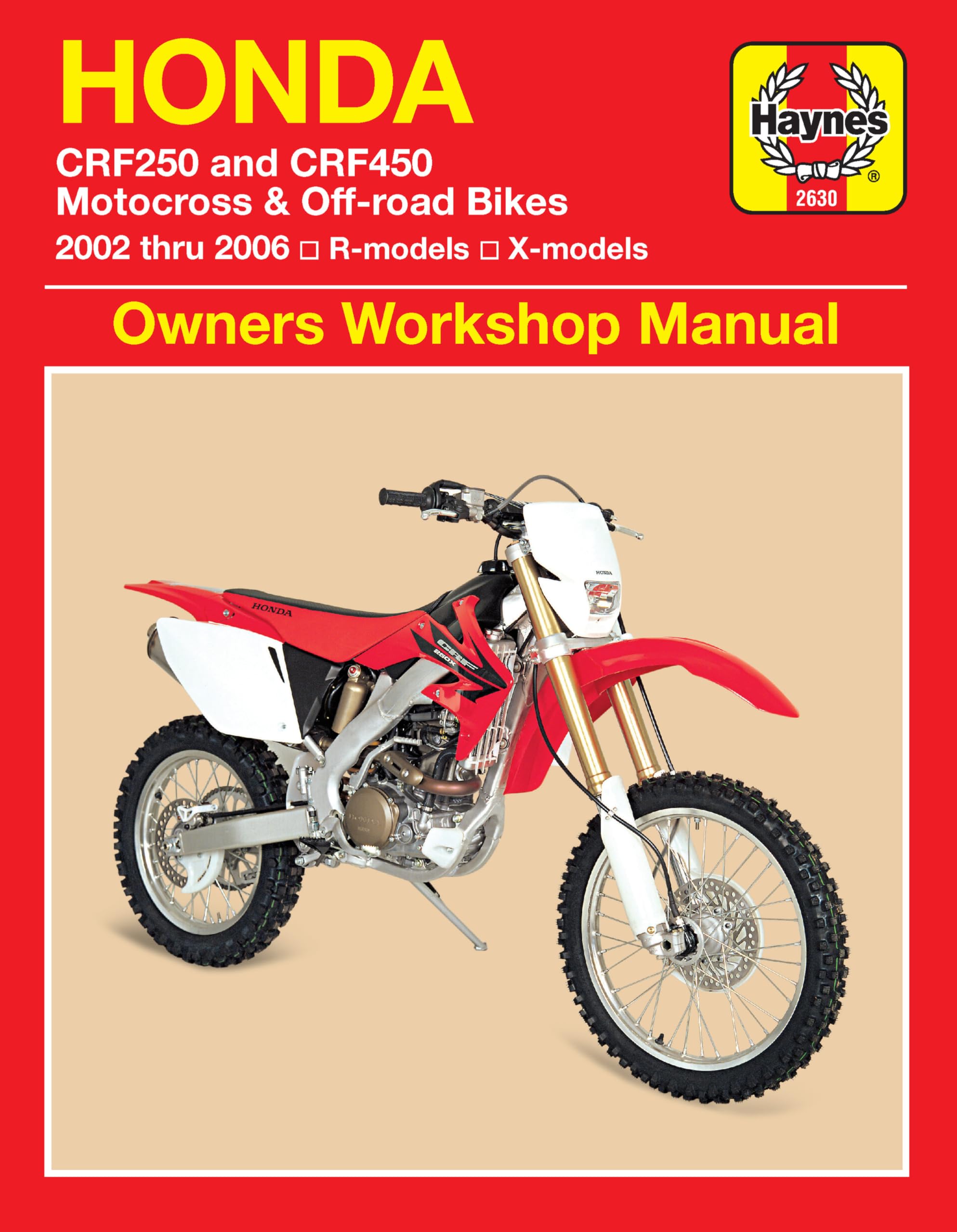 Honda Crf250 & Crf450 (02  06) Haynes Repair Manual (Paperback)