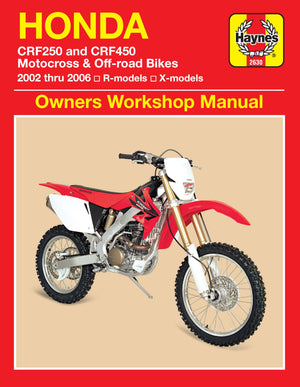 Honda Crf250 & Crf450 (02  06) Haynes Repair Manual (Paperback)