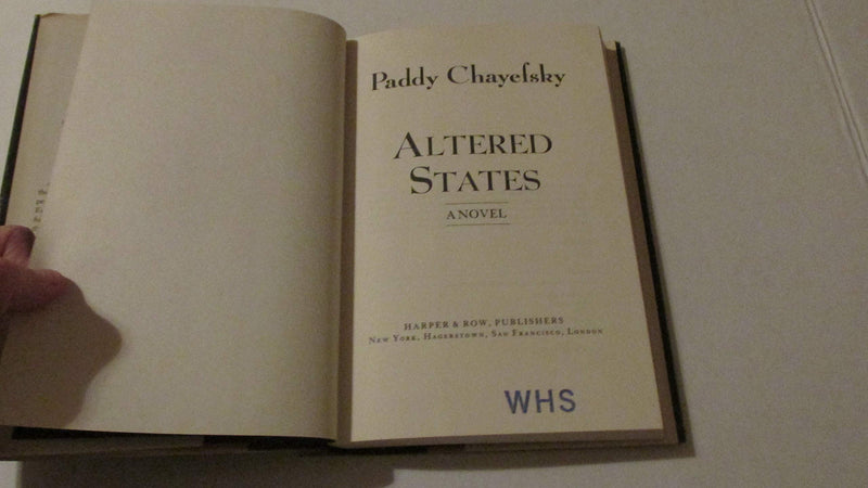 Altered States: A Novel