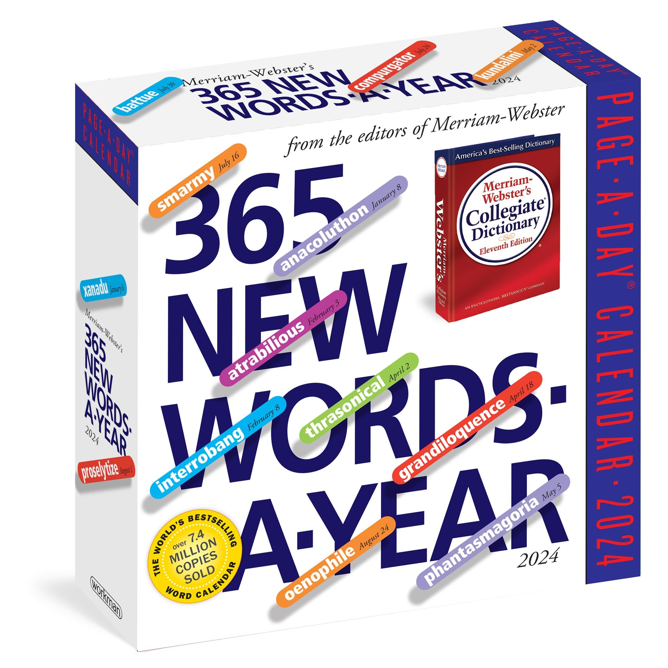 365 New Wordsayear Pageaday Calendar 2024: From The Editors Of Merriamwebster