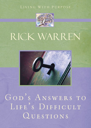 God'S Answers To Life'S Difficult Questions (Living With Purpose),New