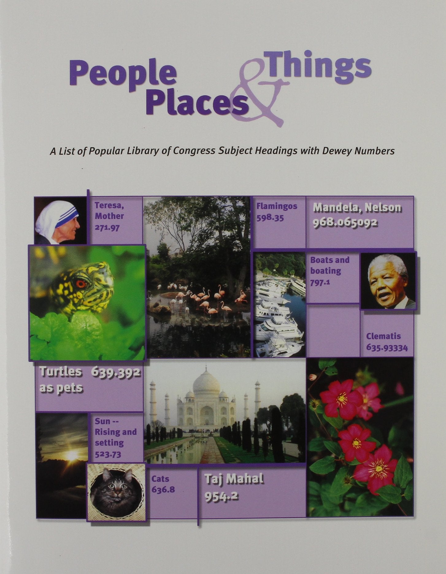 People, Places & Things: A List of Popular Library of Congress Subject Headings With Dewey Numbers,Used
