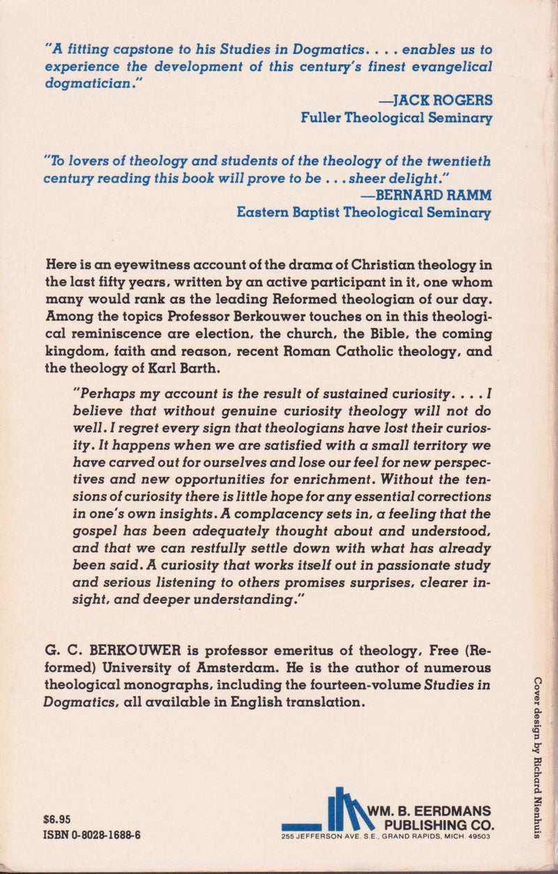A Half Century Of Theology: Movements And Motives,Used