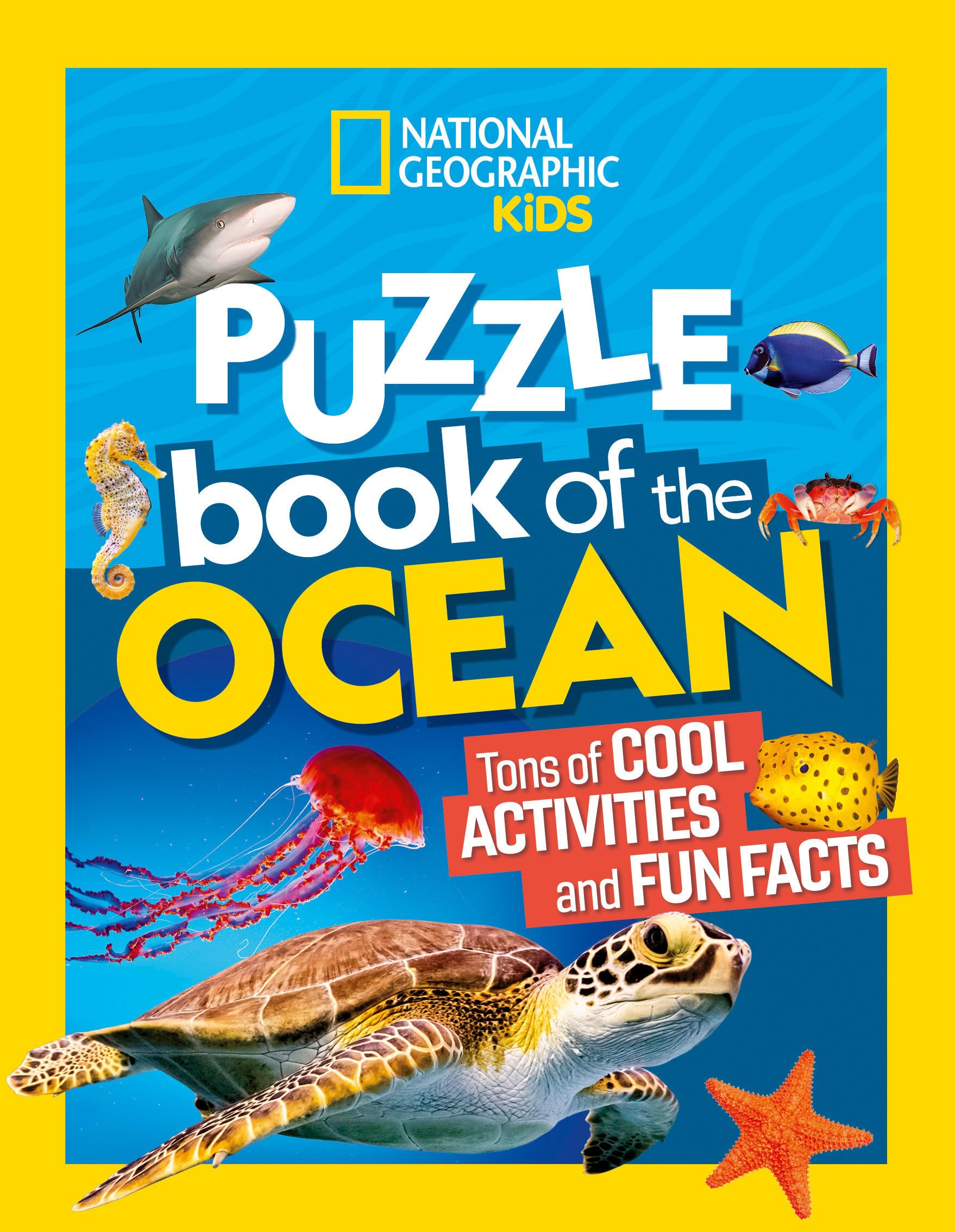 National Geographic Kids Puzzle Book Of The Ocean,New