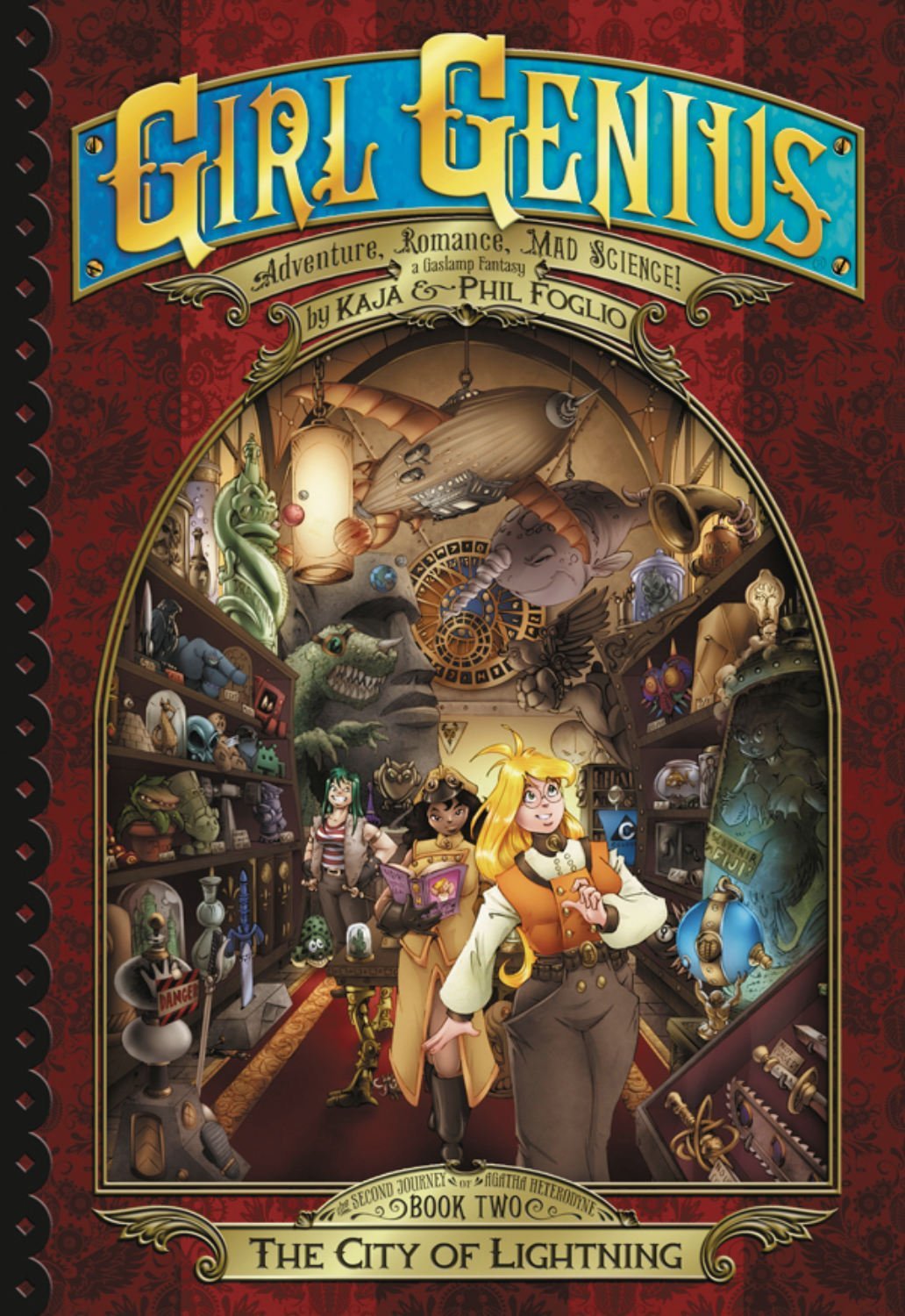 Girl Genius: The Second Journey of Agatha Heterodyne Volume 2: City of Lightning (Girl Genius Second Journey),Used