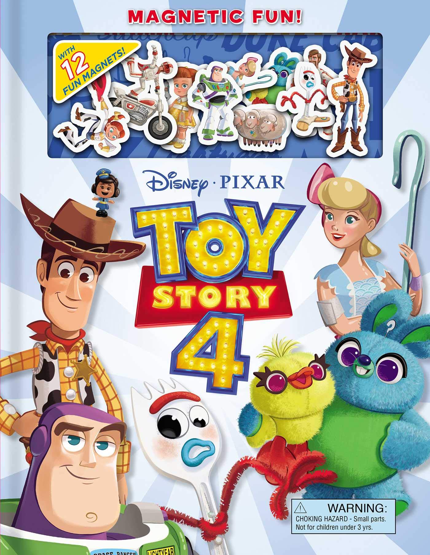 Disney/Pixar Toy Story 4 Magnetic Fun! (Magnetic Hardcover),Used